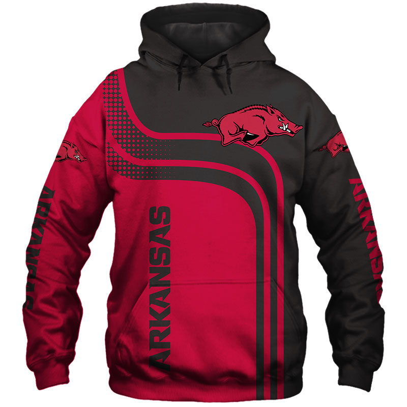 Arkansas Razorbacks 3d Hoodie
